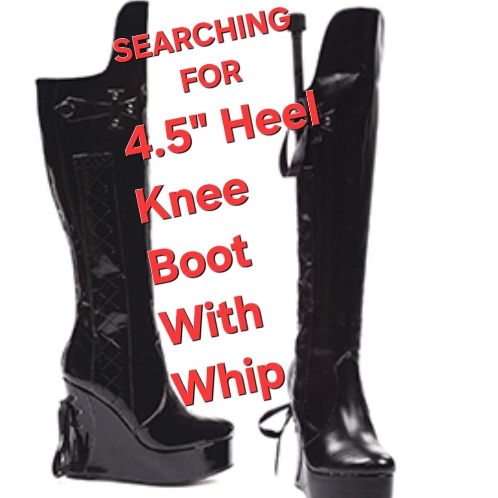 SEARCHING FOR:  Ellie Black Over the Knee Platform Boots